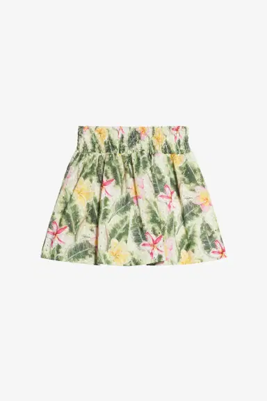 Roberto Cavalli Broderie Anglaise Skirt With Floral Print | Thumbnail 2