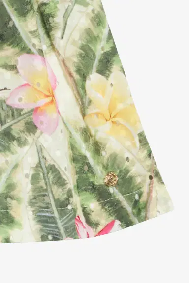Roberto Cavalli Broderie Anglaise Skirt With Floral Print | Thumbnail 4