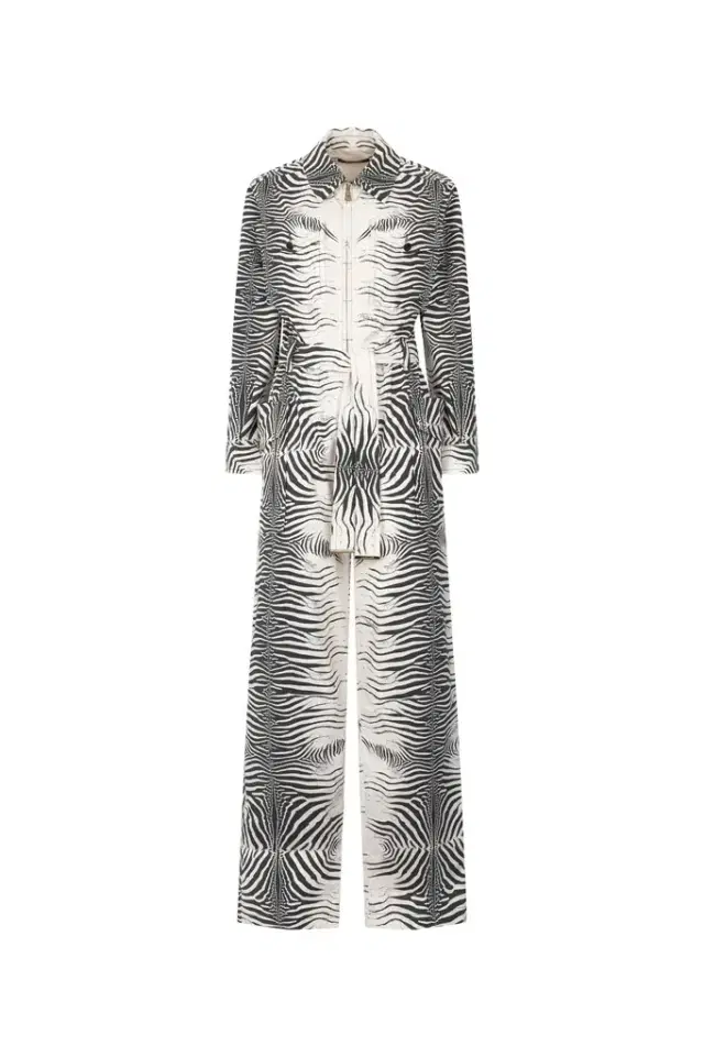 Roberto Cavalli Zebra-Print Jumpsuit