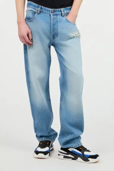 Roberto Cavalli Jeans With Destroyed-Effect Logo | Thumbnail 2
