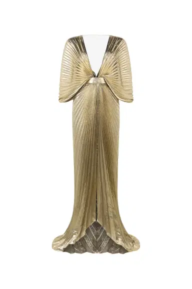 Roberto Cavalli Gold Lamè Maxi Dress | Thumbnail 1