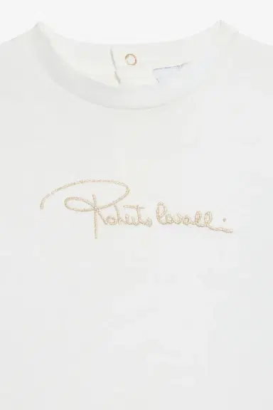 Roberto Cavalli T-shirt with leopard print sleeves | Thumbnail 4