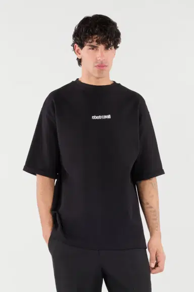 Roberto Cavalli T-Shirt With Embroidered Logo | Thumbnail 2