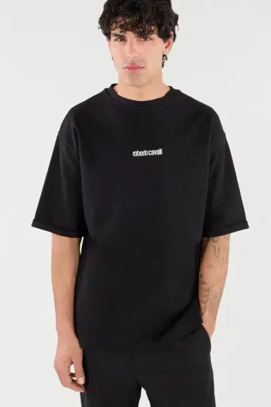 Roberto Cavalli T-Shirt With Embroidered Logo | Thumbnail 6