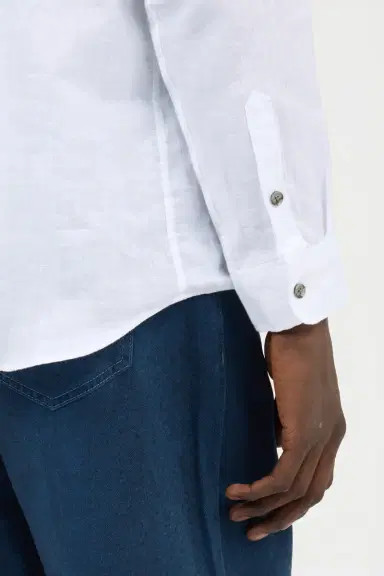 Roberto Cavalli White Linen Shirt | Thumbnail 5 Roberto Cavalli White Linen Shirt | Thumbnail 5