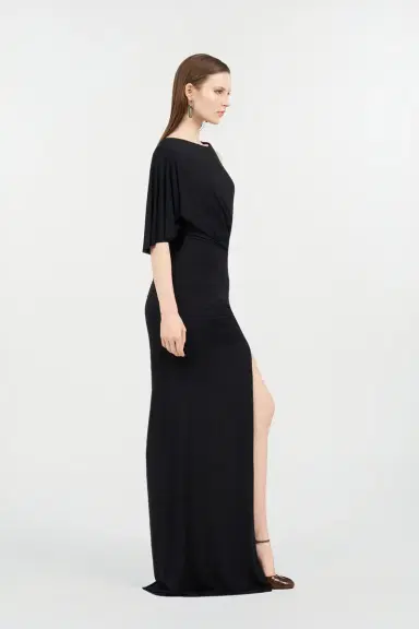 Roberto Cavalli Asymmetric Draped Maxi Dress | Thumbnail 2