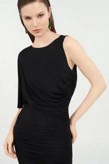 Roberto Cavalli Asymmetric Draped Maxi Dress | Thumbnail 5