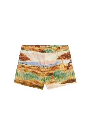 Roberto Cavalli Shorts With Safari Print | Thumbnail 1