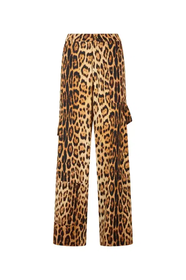 Roberto Cavalli Pants With Jaguar Skin Print