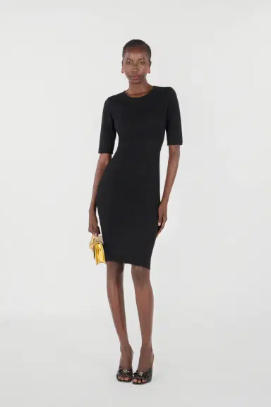 Roberto Cavalli Midi Dress Openwork Detailing | Thumbnail 7