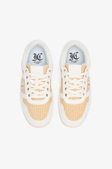 Roberto Cavalli Braided Rafia-Effect Sneakers | Thumbnail 6 Roberto Cavalli Braided Rafia-Effect Sneakers | Thumbnail 6