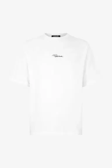 Roberto Cavalli Cotton T-Shirt With Embroidered Logo | Thumbnail 1