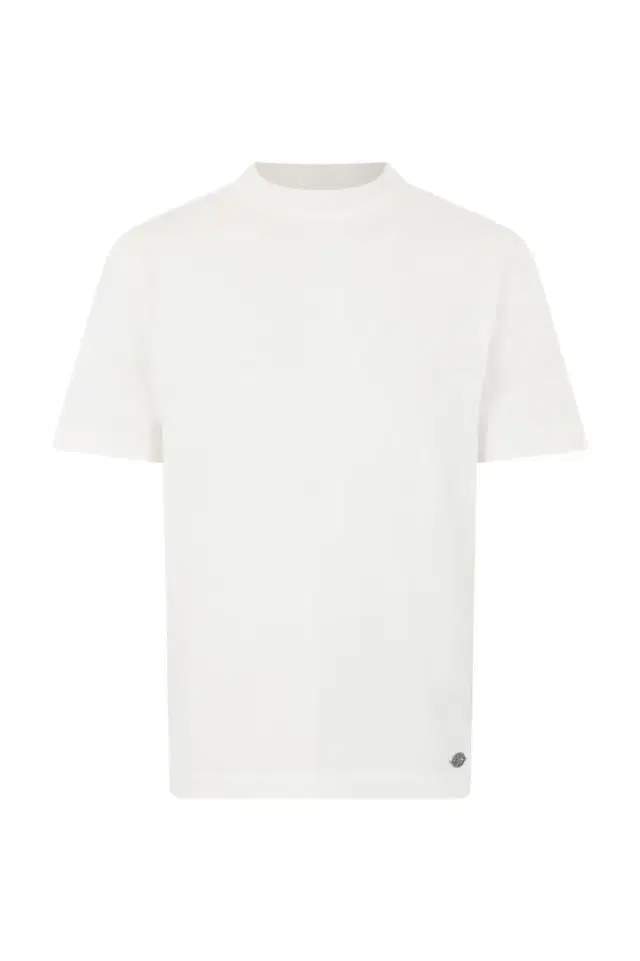 Roberto Cavalli White T-Shirt With Logo Plaque