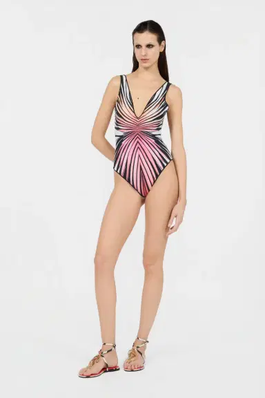 Roberto Cavalli Ray Of Paradise Print Swimsuit | Thumbnail 6