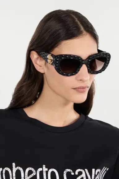 Roberto Cavalli Sunglasses with wide bold cat-eye front | Thumbnail 2