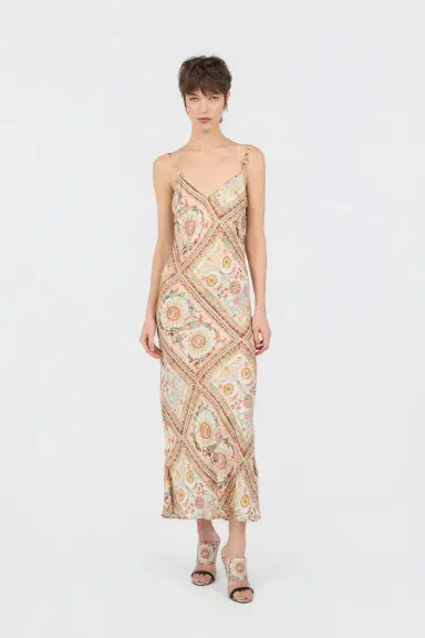 Roberto Cavalli Persian Tarot Print Slip Dress | Thumbnail 6 Roberto Cavalli Persian Tarot Print Slip Dress | Thumbnail 6