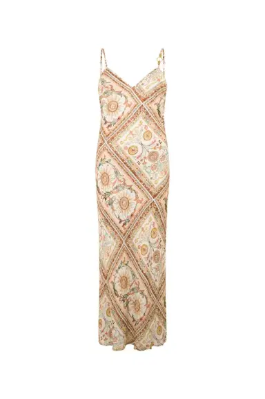 Roberto Cavalli Persian Tarot Print Slip Dress | Thumbnail 1 Roberto Cavalli Persian Tarot Print Slip Dress | Thumbnail 1