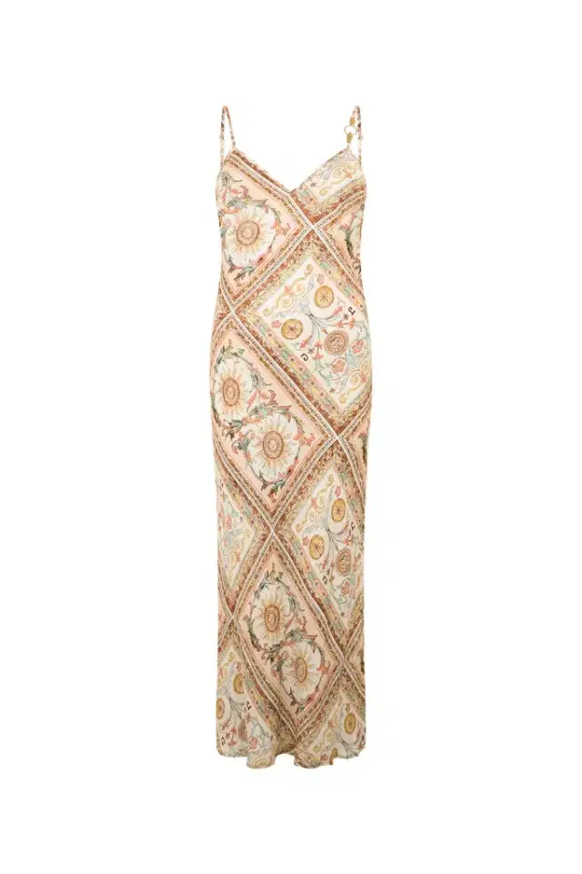 Persian Tarot Print Slip Dress