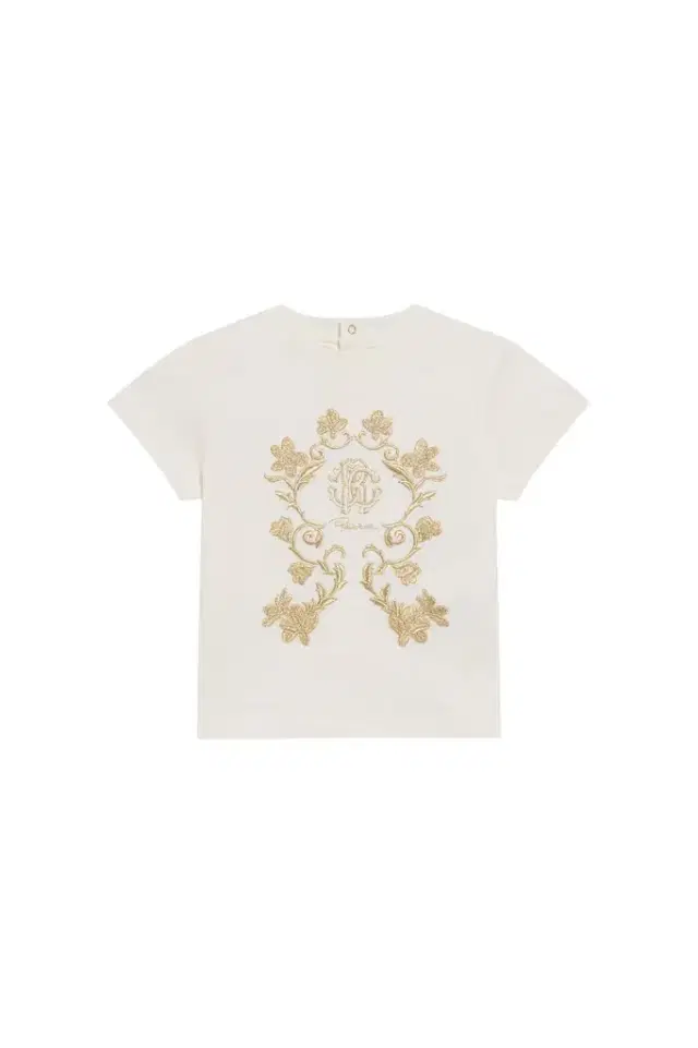Roberto Cavalli T-Shirt With Monogram RC Embroidery