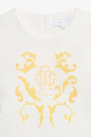 Roberto Cavalli Children's Dress with Araldic print | Thumbnail 3