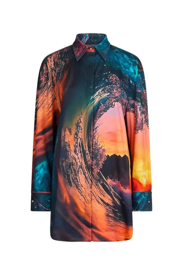 Roberto Cavalli Itaca Print Dress