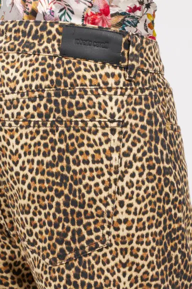 Roberto Cavalli Baby Jaguar Print Flare Pants | Thumbnail 6