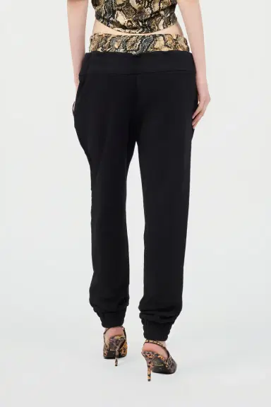 Roberto Cavalli Sports Pants With Python Print Waistband | Thumbnail 3 Roberto Cavalli Sports Pants With Python Print Waistband | Thumbnail 3