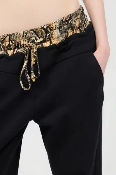 Roberto Cavalli Sports Pants With Python Print Waistband | Thumbnail 4 Roberto Cavalli Sports Pants With Python Print Waistband | Thumbnail 4