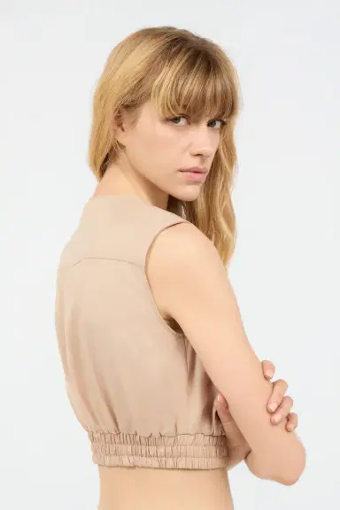 Roberto Cavalli Crop Top With Utility Pockets | Thumbnail 5