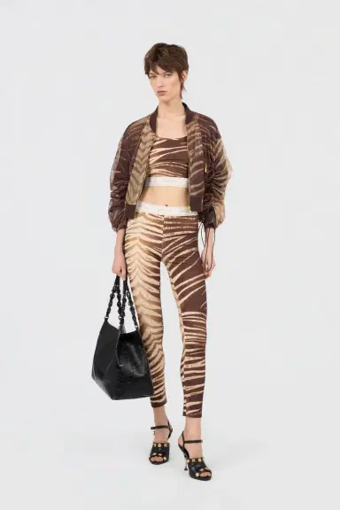 Roberto Cavalli Natural Barb Print Top | Thumbnail 6 Roberto Cavalli Natural Barb Print Top | Thumbnail 6