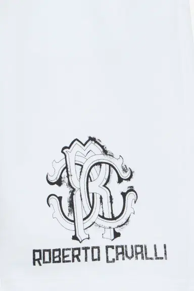 Roberto Cavalli Zebra-Print Sports Shorts And RC Monogram | Thumbnail 4