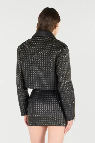 Roberto Cavalli Cropped Jacket With 3D-Effect Quilting | Thumbnail 3