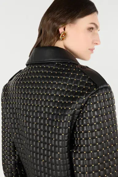 Roberto Cavalli Cropped Jacket With 3D-Effect Quilting | Thumbnail 5