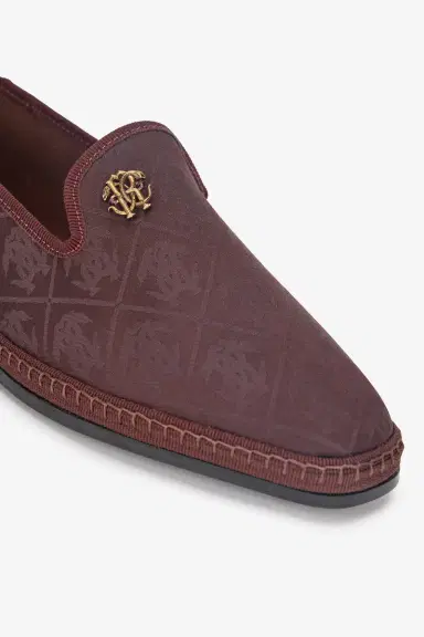 Roberto Cavalli Flat Loafers With Mirror Snake Monogram | Thumbnail 5