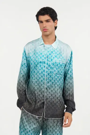 Roberto Cavalli Silk Shirt with Monogram | Thumbnail 2