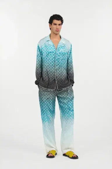 Roberto Cavalli Silk Shirt with Monogram | Thumbnail 7
