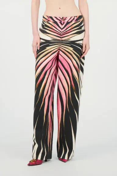 Roberto Cavalli Jeans With Ray Of Pink Print | Thumbnail 2