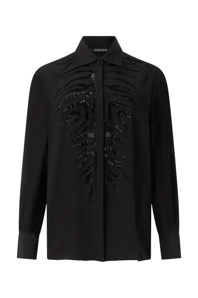 Roberto Cavalli Sequined Tiger Skin Shirt