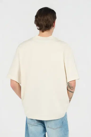 Roberto Cavalli Beige T-Shirt With Logo | Thumbnail 3