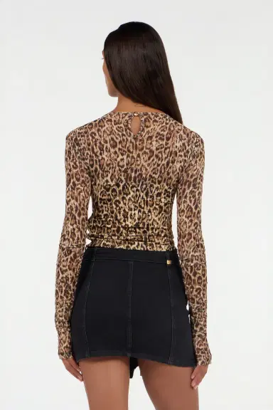 Roberto Cavalli Leopard Skin Print Sweater | Thumbnail 3