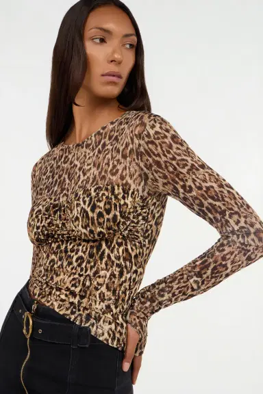 Roberto Cavalli Leopard Skin Print Sweater | Thumbnail 5