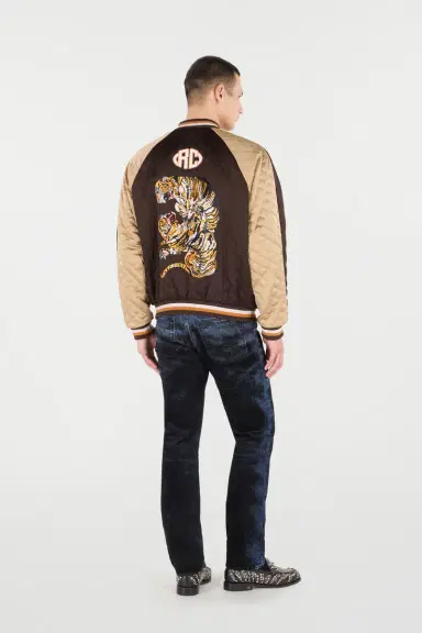 Roberto Cavalli Bomber Jacket With Tigers | Thumbnail 3 Roberto Cavalli Bomber Jacket With Tigers | Thumbnail 3