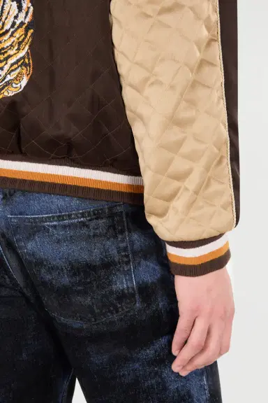 Roberto Cavalli Bomber Jacket With Tigers | Thumbnail 5 Roberto Cavalli Bomber Jacket With Tigers | Thumbnail 5
