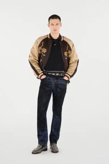 Roberto Cavalli Bomber Jacket With Tigers | Thumbnail 6 Roberto Cavalli Bomber Jacket With Tigers | Thumbnail 6