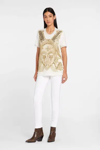 Roberto Cavalli Just Cavalli Lace Side Stripe Jeans | Thumbnail 2