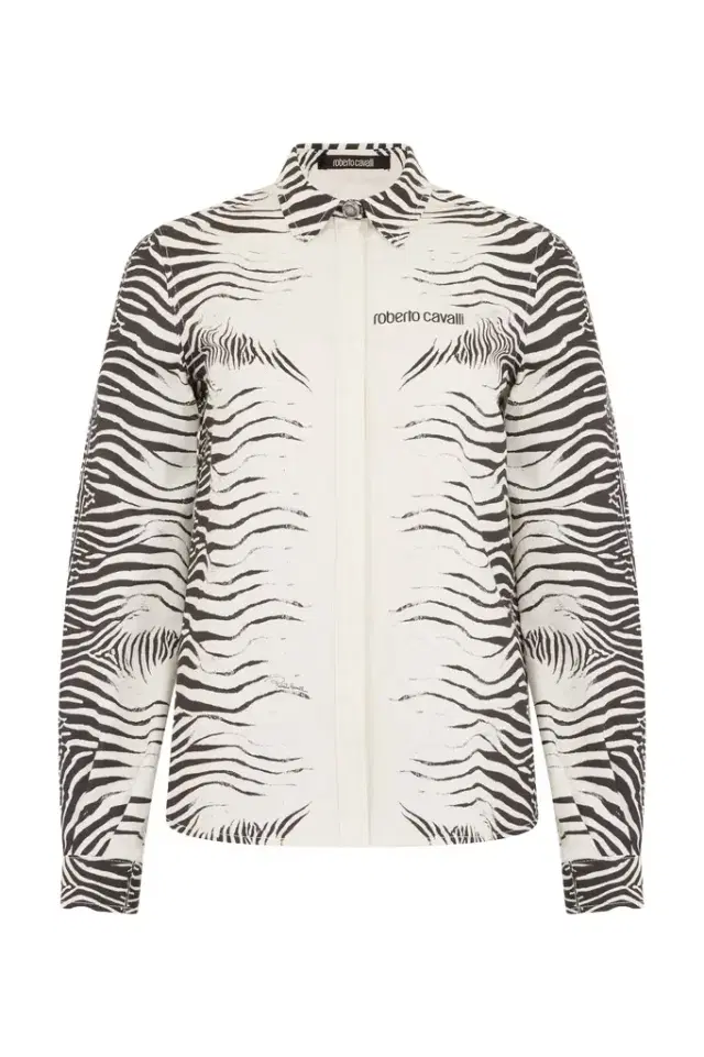 Roberto Cavalli Zebra Print Shirt