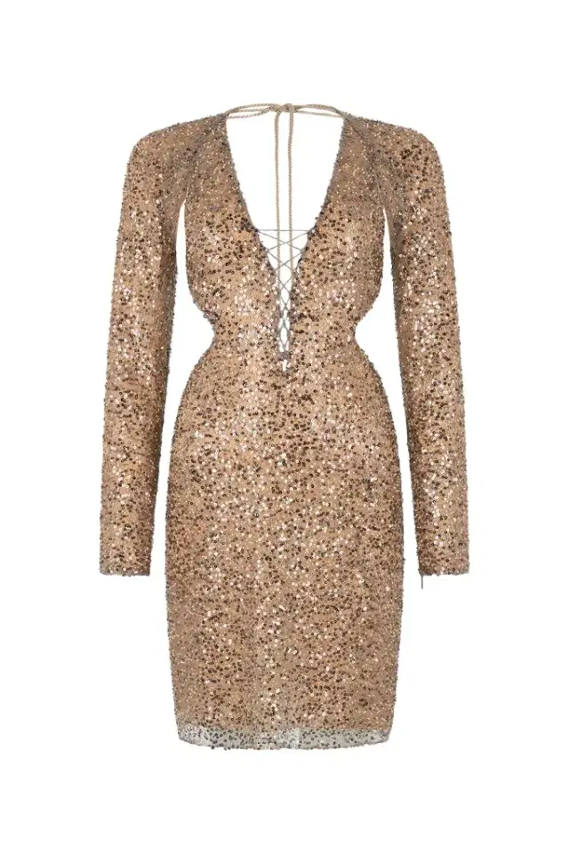 Roberto Cavalli Midi Dress With Sequins