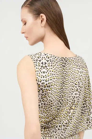 Roberto Cavalli Asymmetric Dress with Pop Jaguar Print | Thumbnail 6