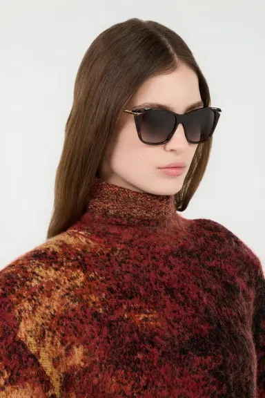 Roberto Cavalli Sunglasses with acetate front combined with metal temples | Thumbnail 2