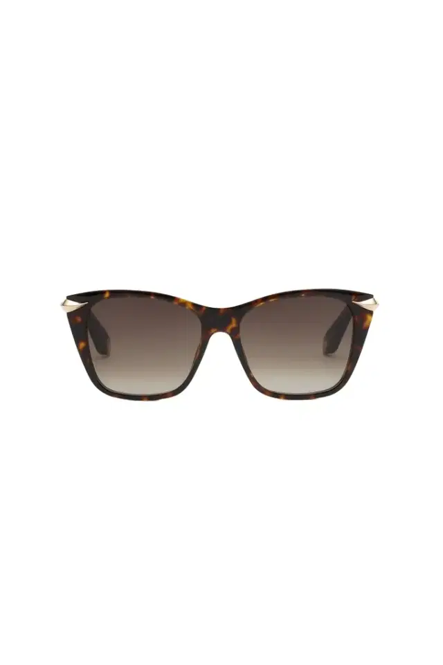 Sunglasses with acetate front combined with metal temples